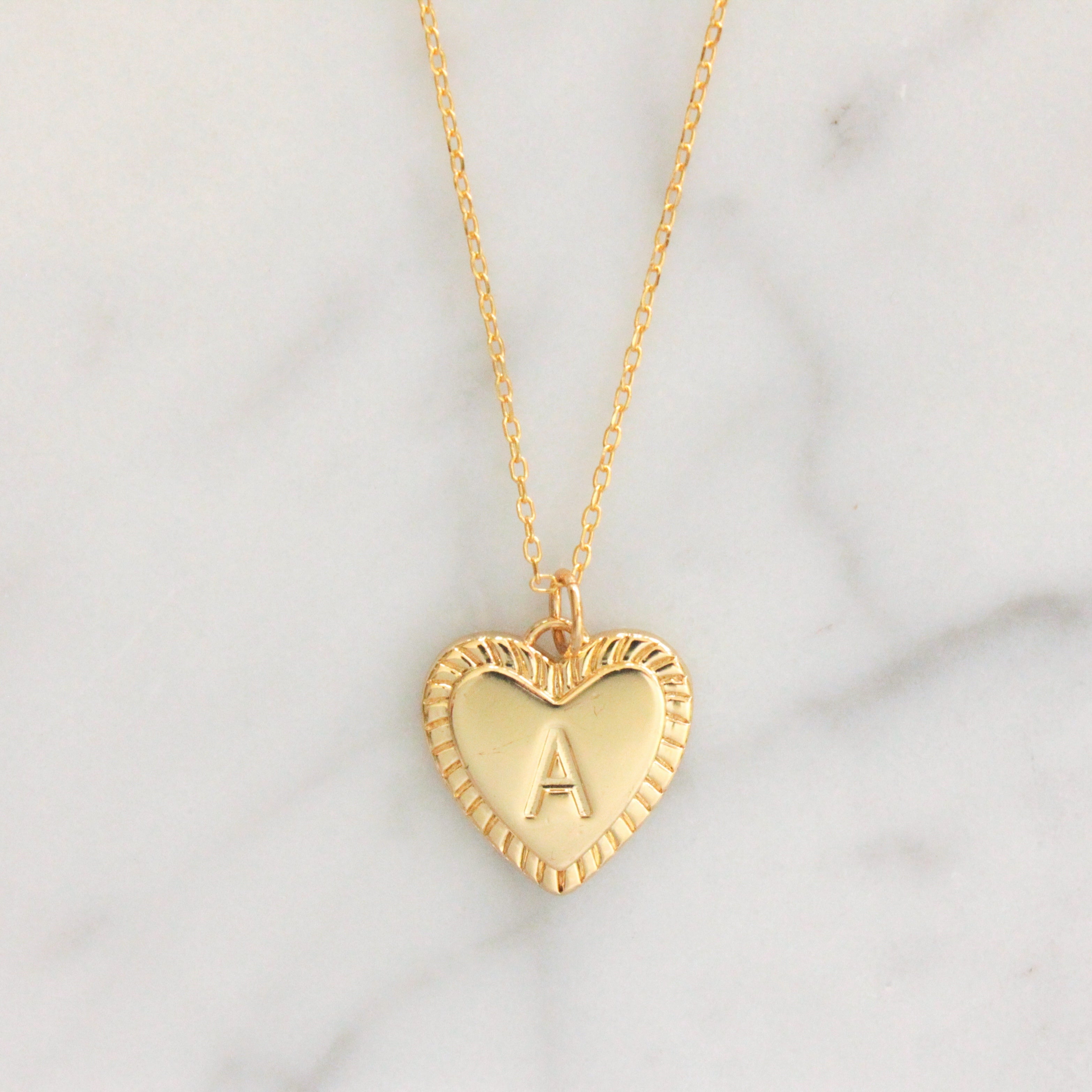 Cara O Sello Brand Heart Lock Necklace