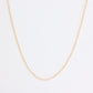 Solid Adjustable Gold Chain
