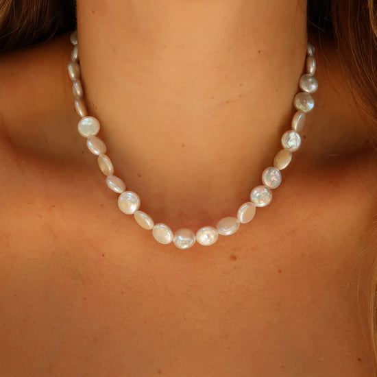 Moonlit Pearl Necklace