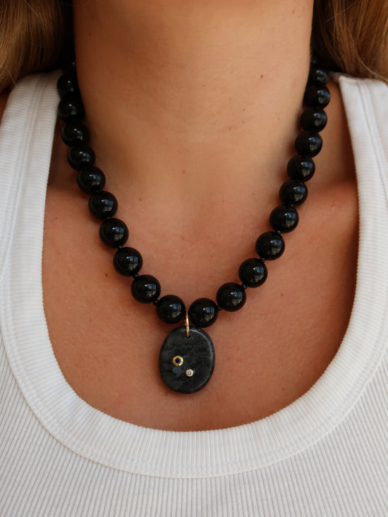 Brava Black Necklace