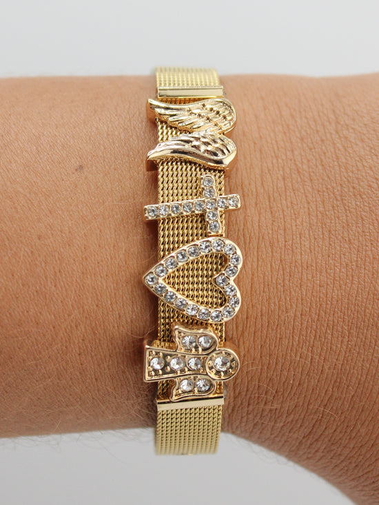 Holy Gold Charm Bracelet