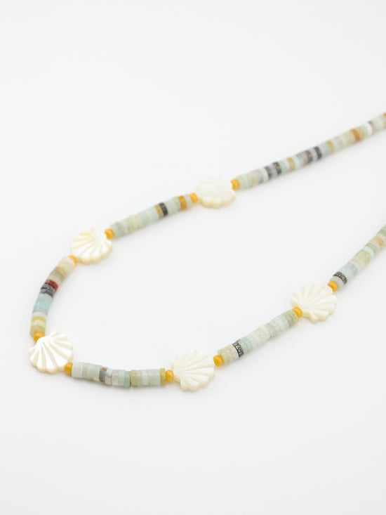 Seafoam Shell Necklace