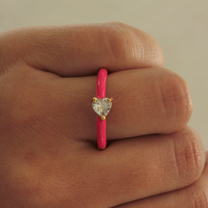 Heart Neon Ring
