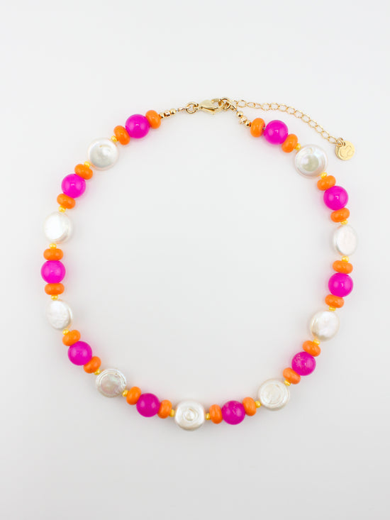 Flamingo Pearl Necklace
