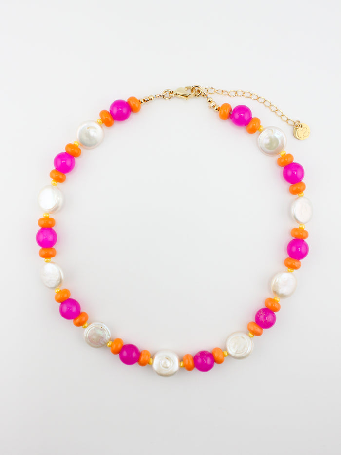 Flamingo Pearl Necklace