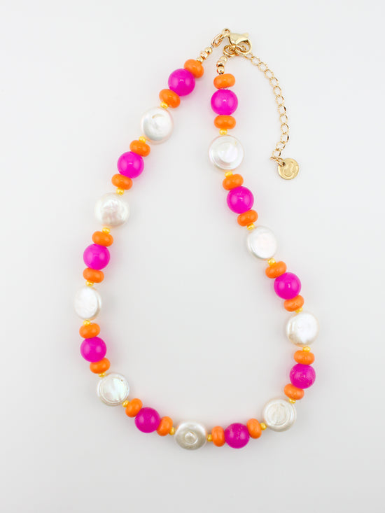 Flamingo Pearl Necklace