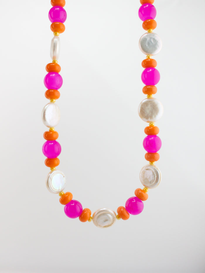 Flamingo Pearl Necklace