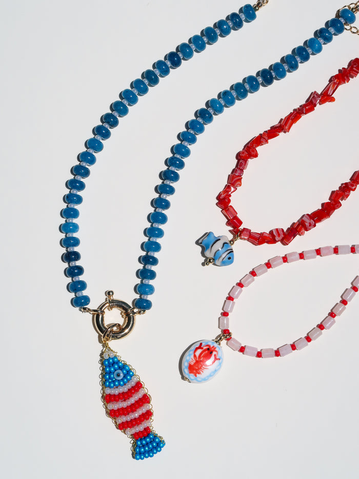 The Red Reef Fish Necklace