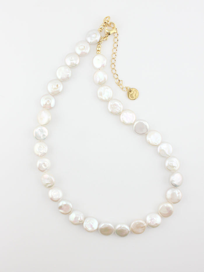 Moonlit Pearl Necklace