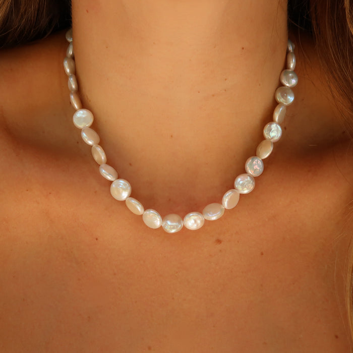 Moonlit Pearl Necklace