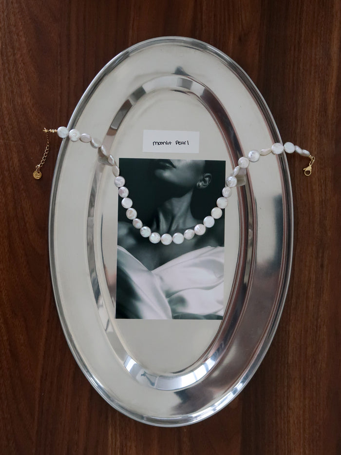 Moonlit Pearl Necklace