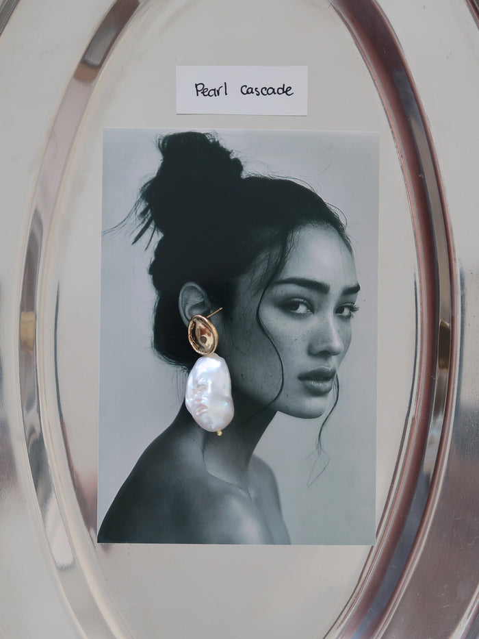 Pearl Cascade Earrings