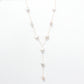 Flat Pearl Chain Necklace