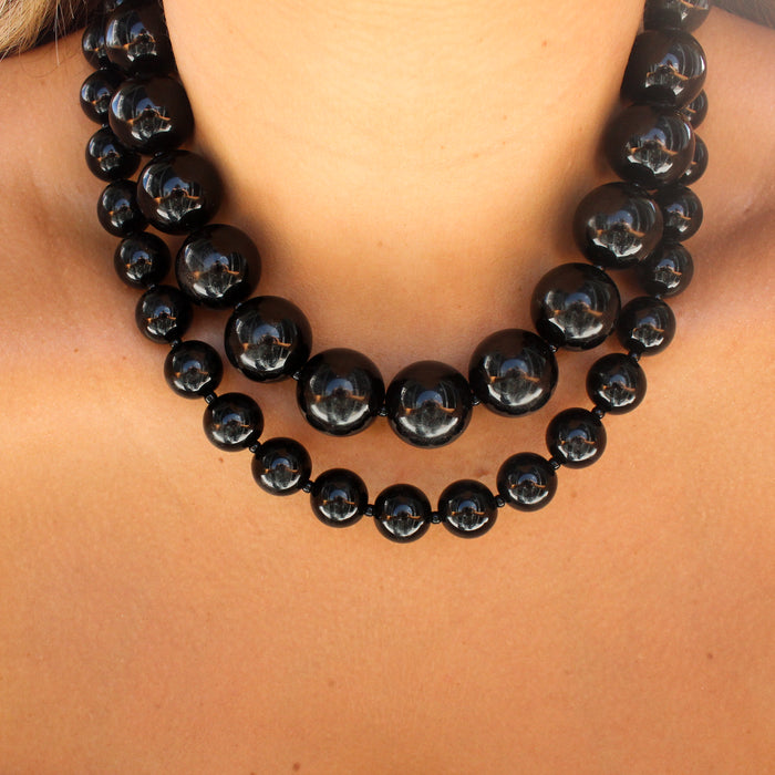 Brava Black Necklace