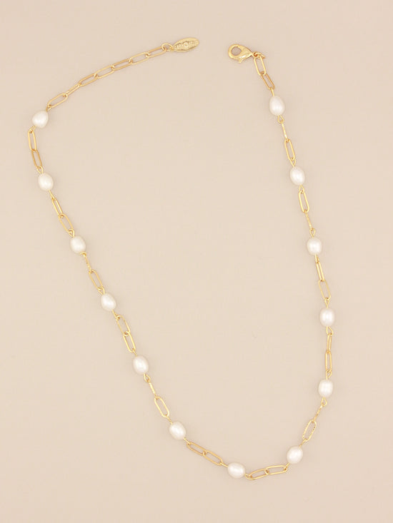 Clipchain Pearl Necklace