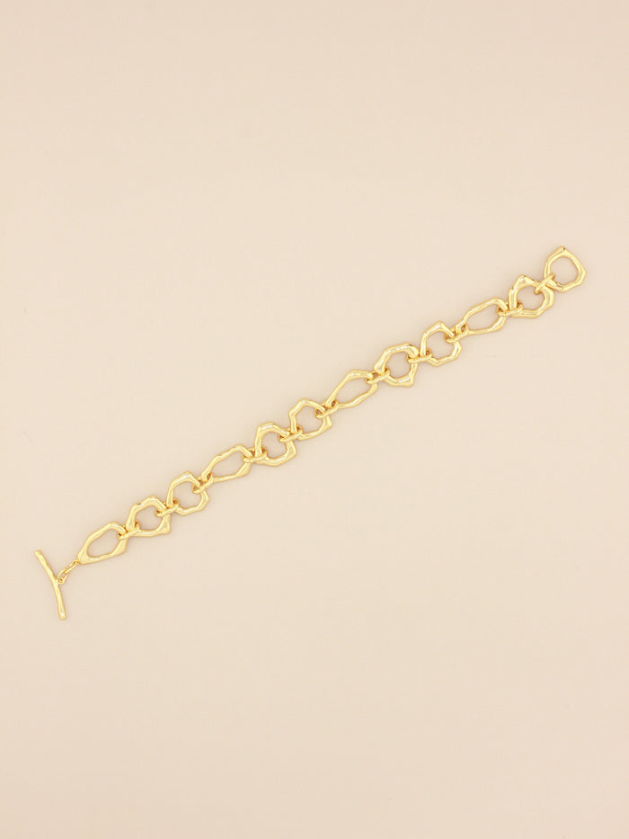 Gold Abstract Bracelet