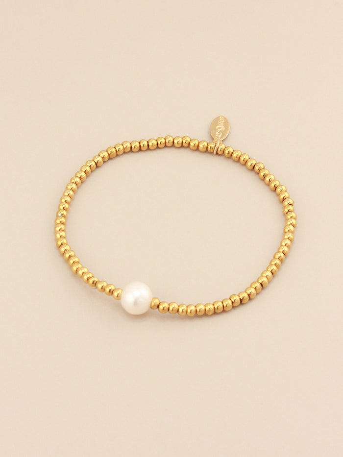Golden Pearl Single Bracelet