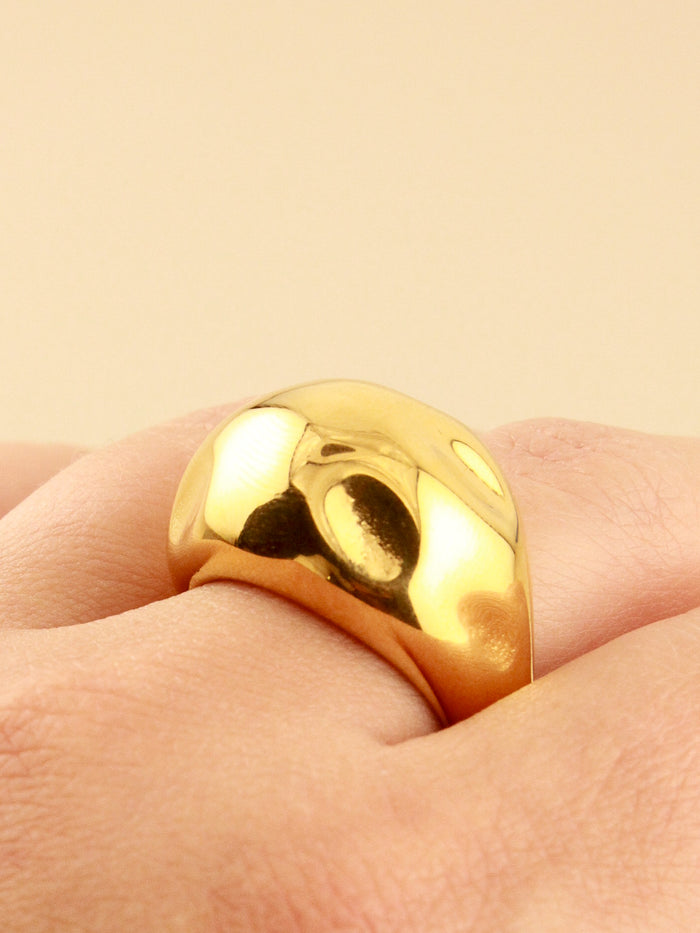 Golden Dome Ring