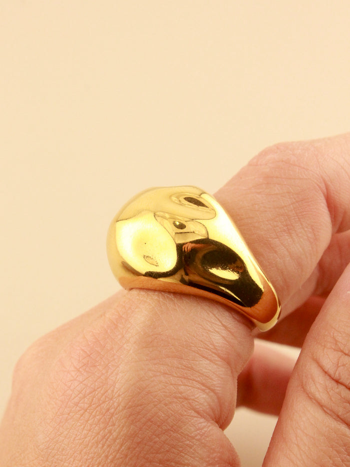 Golden Dome Ring