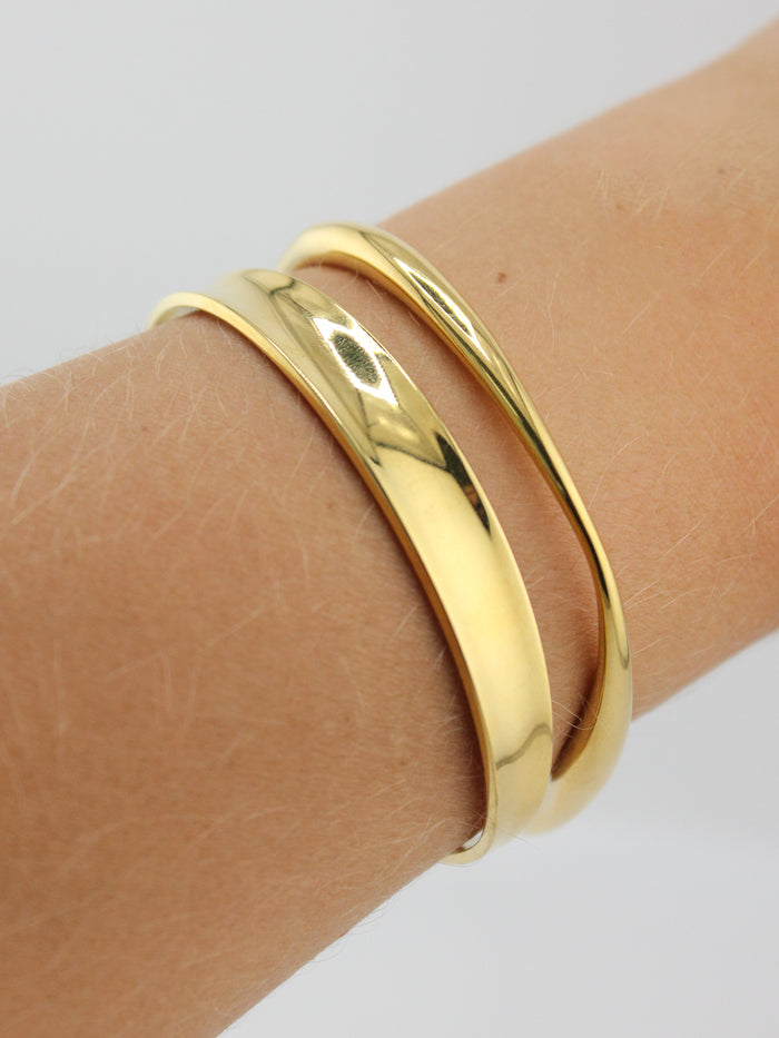 Mix & Match Gold Cuff Bracelets