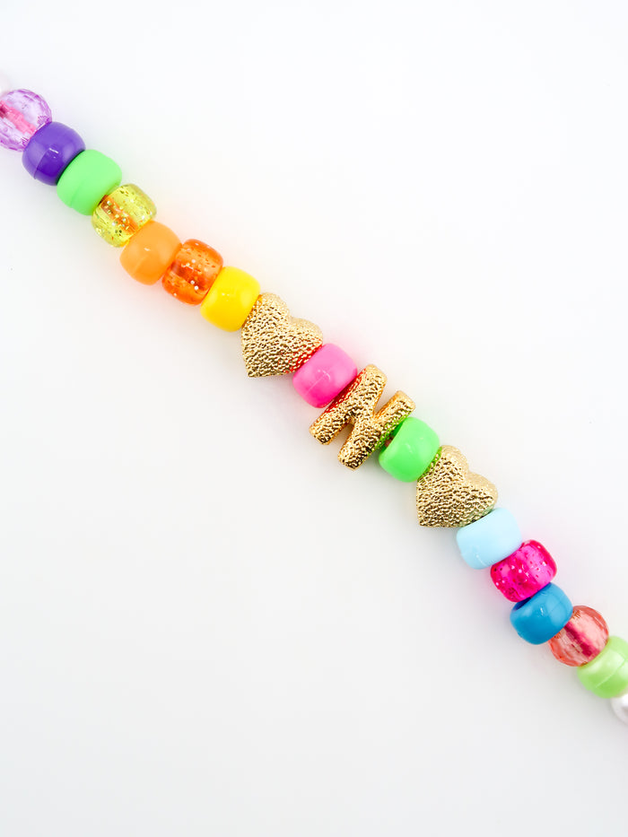 Initial Festival Bag Charm