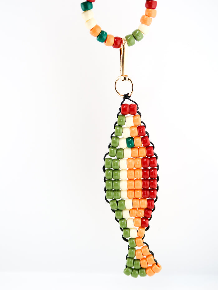 Green Tide Fish Bag Charm