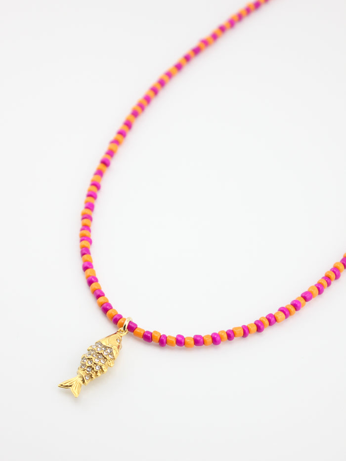 Coral Reef Koi Necklace