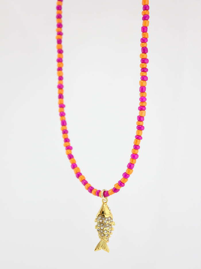Coral Reef Koi Necklace