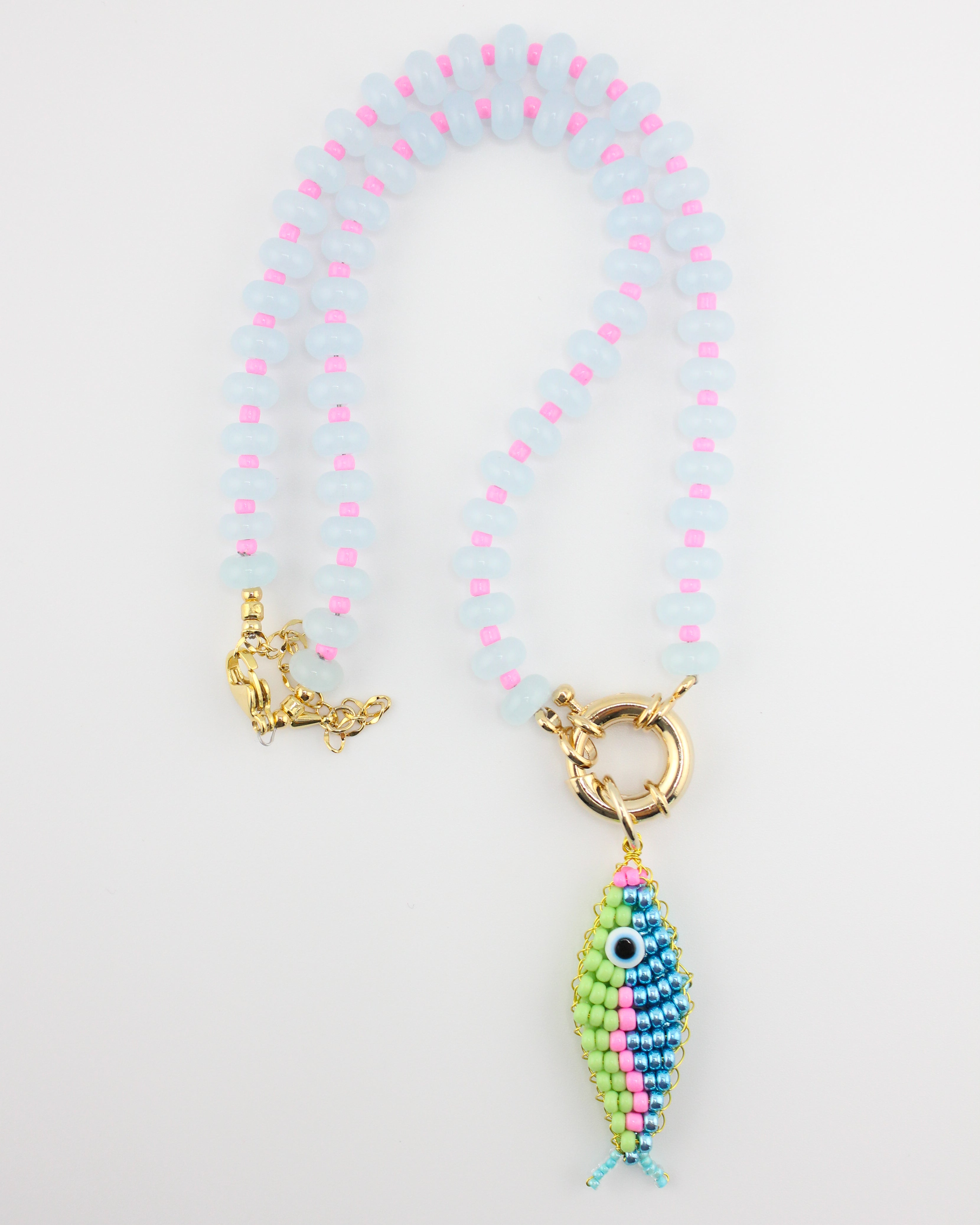 Pez del Sol Necklace | Handmade Jewelry | Cara O Sello Brand