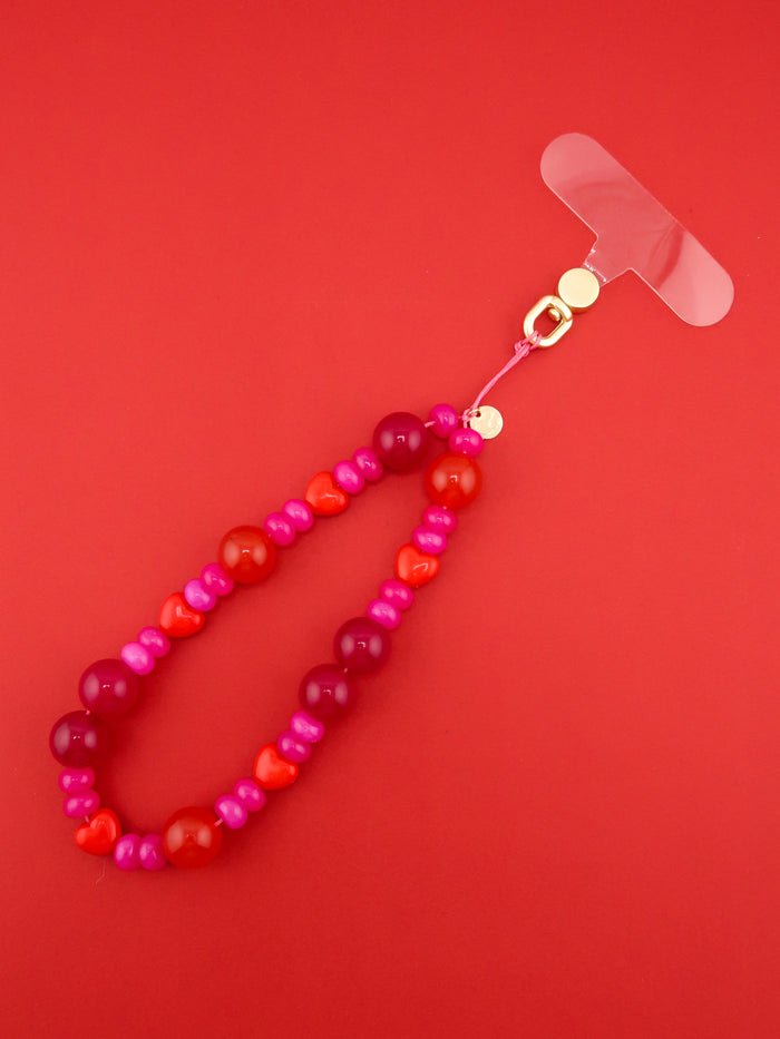 Amor Beaded Phone Charm