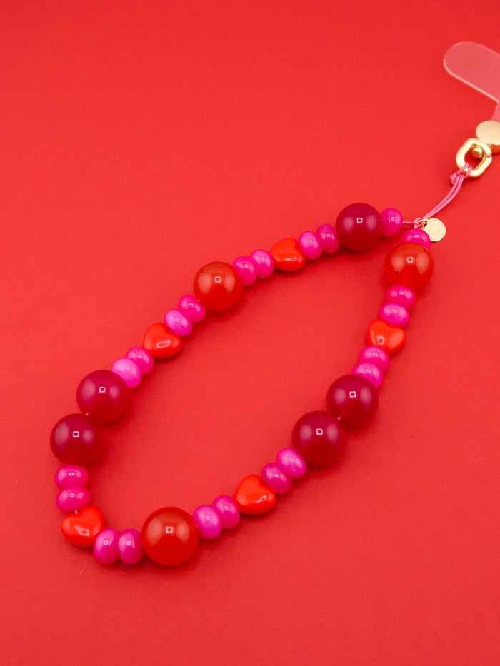 Amor Beaded Phone Charm