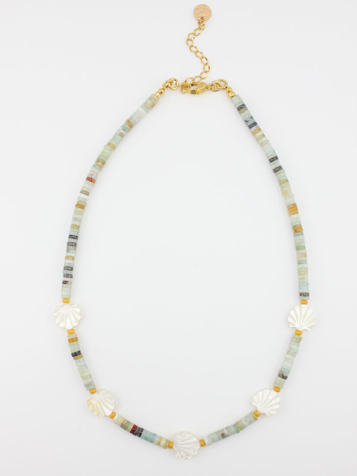 Seafoam Shell Necklace