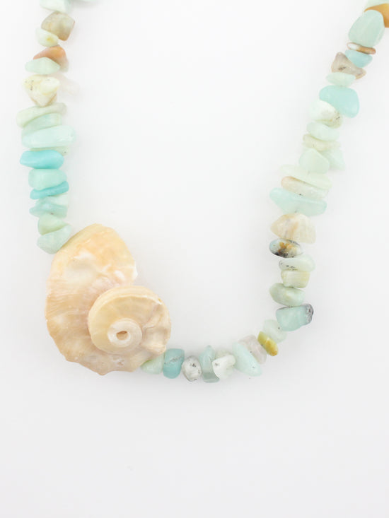 Shell Amazonite Necklace