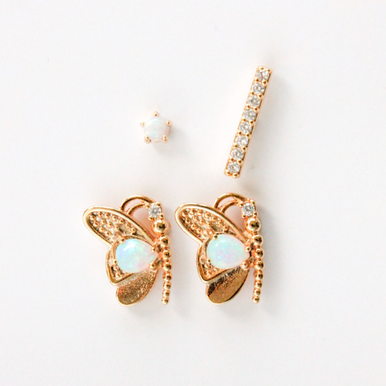 Butterfly Studs Combo 6