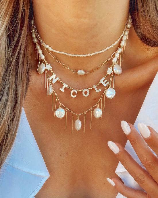 Pearl Fringed Necklace