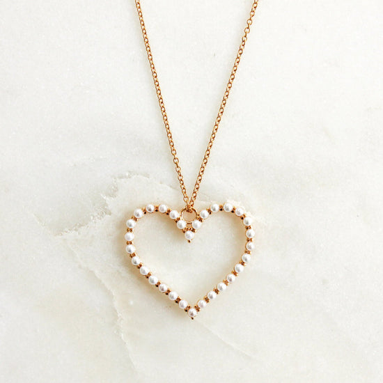 Large Pearl Heart